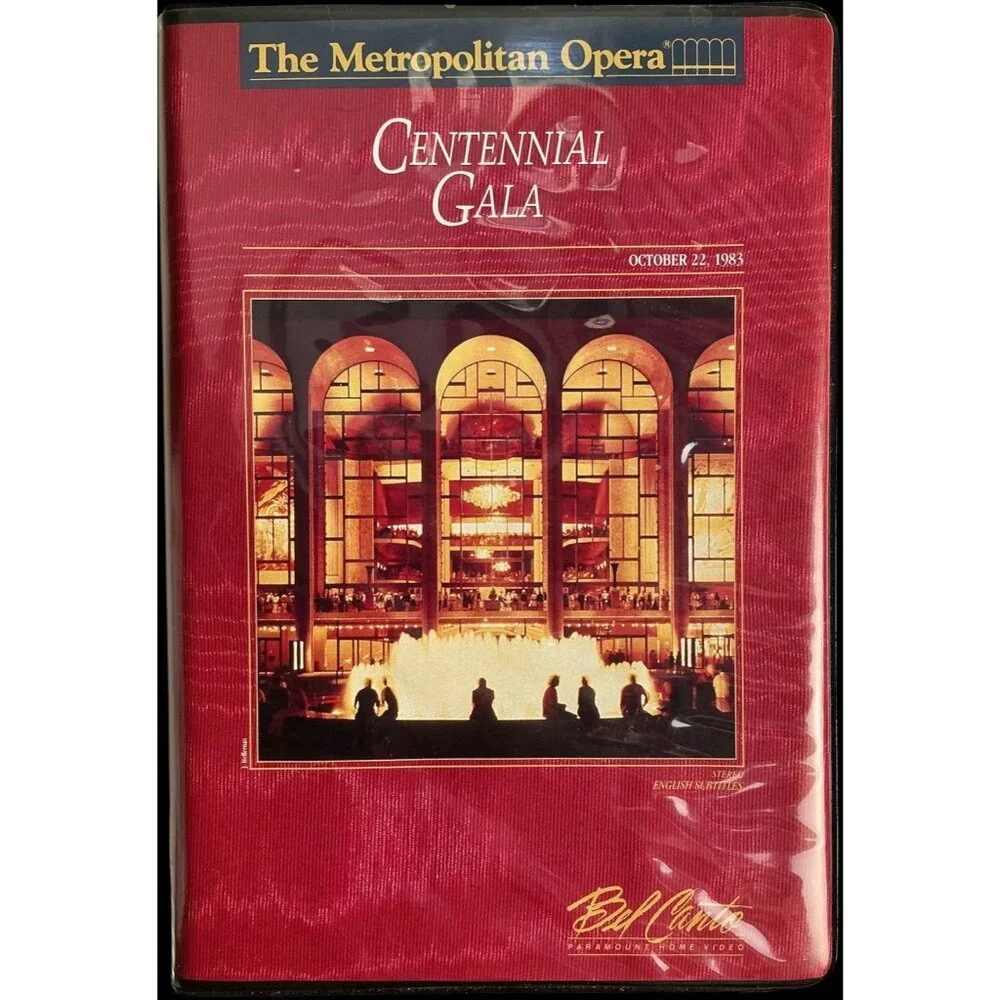 The Metropolitan Opera Centennial Gala (1983) 2 VHS Tape Set Performance